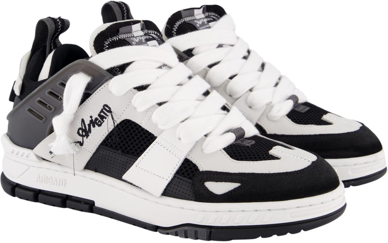 Axel Arigato Heren Area Patchwork Sneaker Zwart Zwart