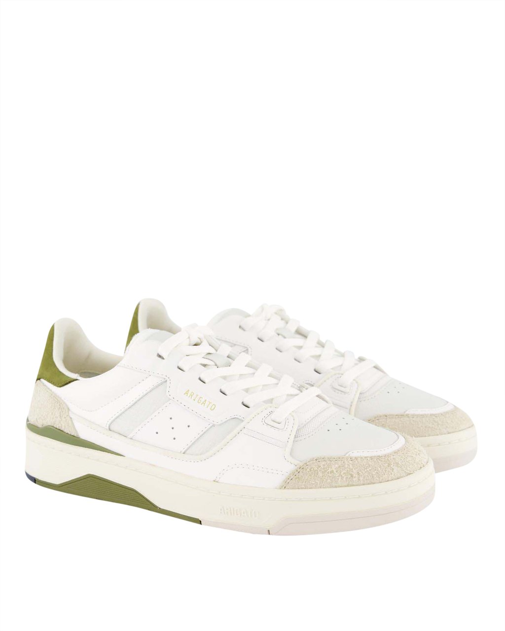 Axel Arigato Heren Clay Sneaker Wit/Groen Wit
