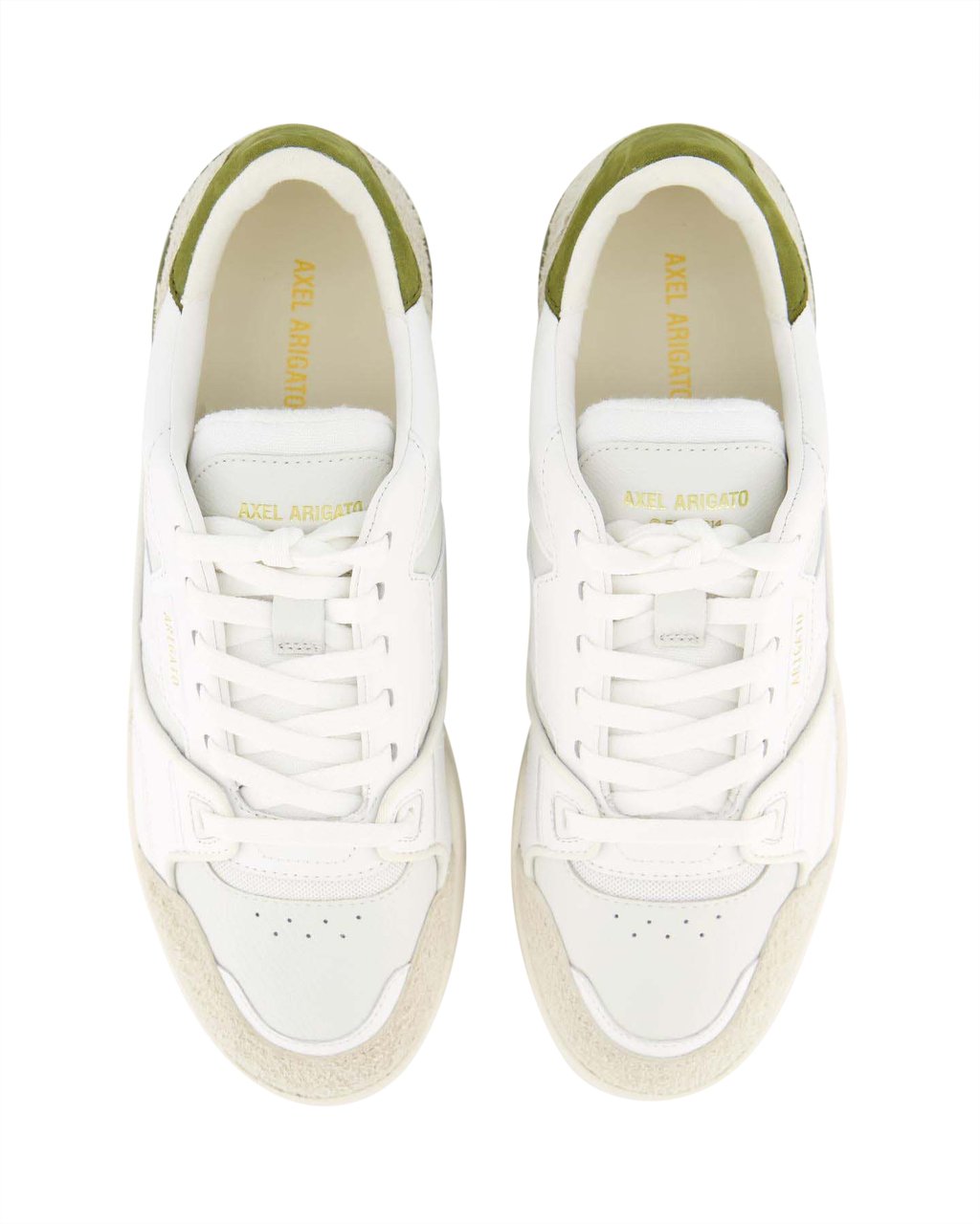 Axel Arigato Heren Clay Sneaker Wit/Groen Wit