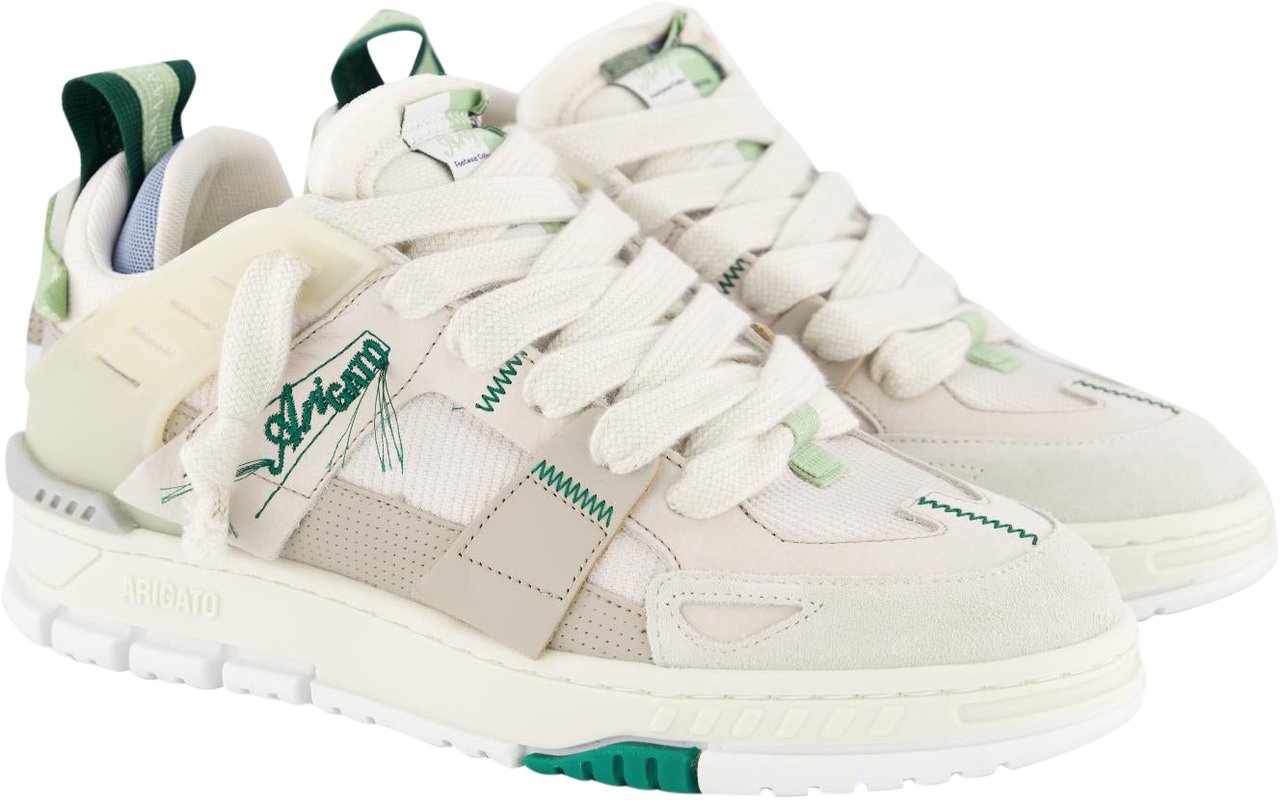Axel Arigato Heren Area Patchwork Sneaker Beige Beige