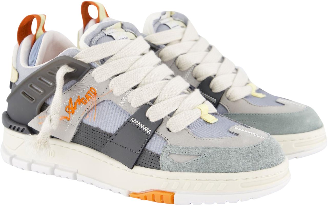 Axel Arigato Heren Area Patchwork Sneaker Grijs Grijs