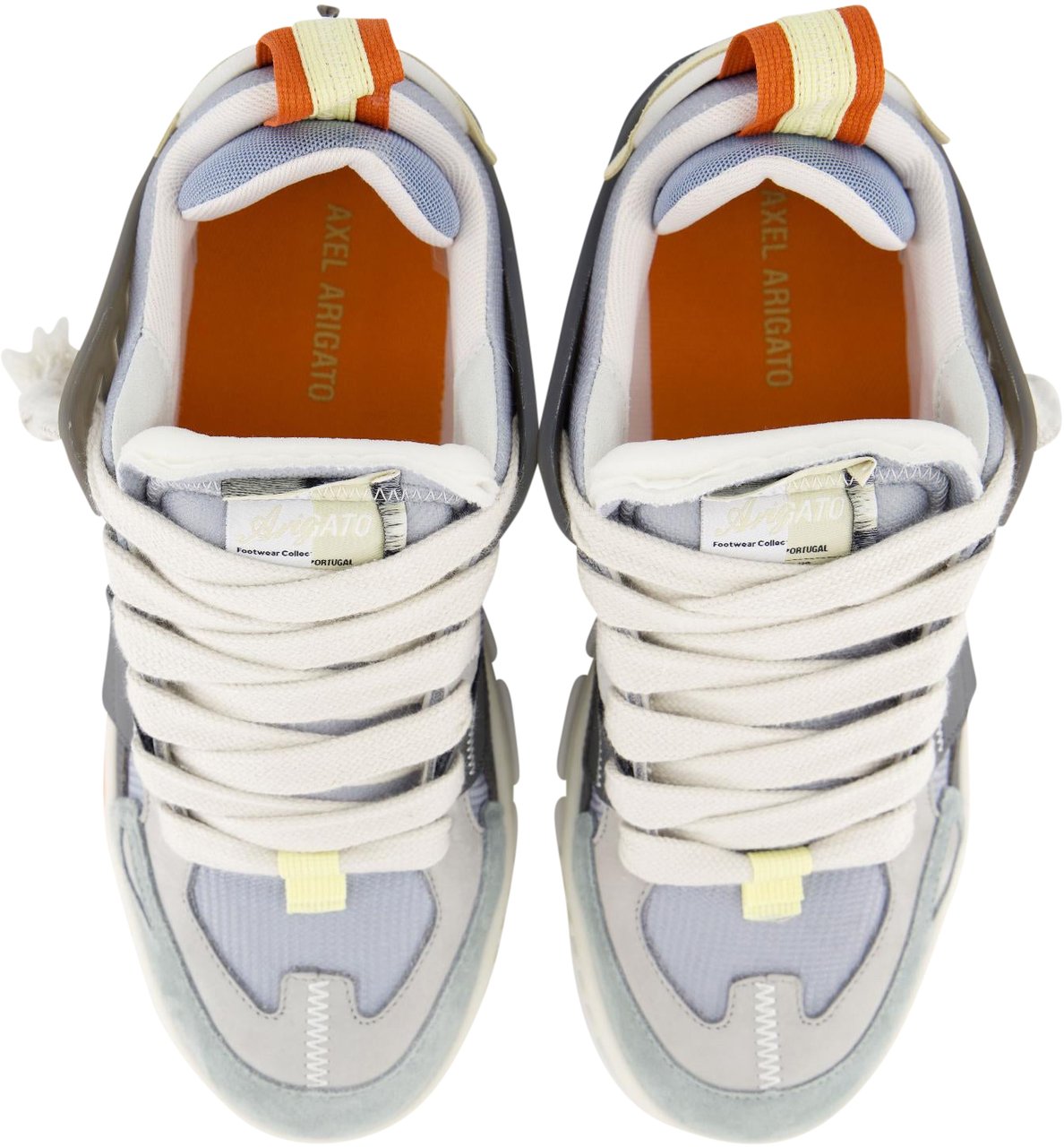 Axel Arigato Heren Area Patchwork Sneaker Grijs Grijs