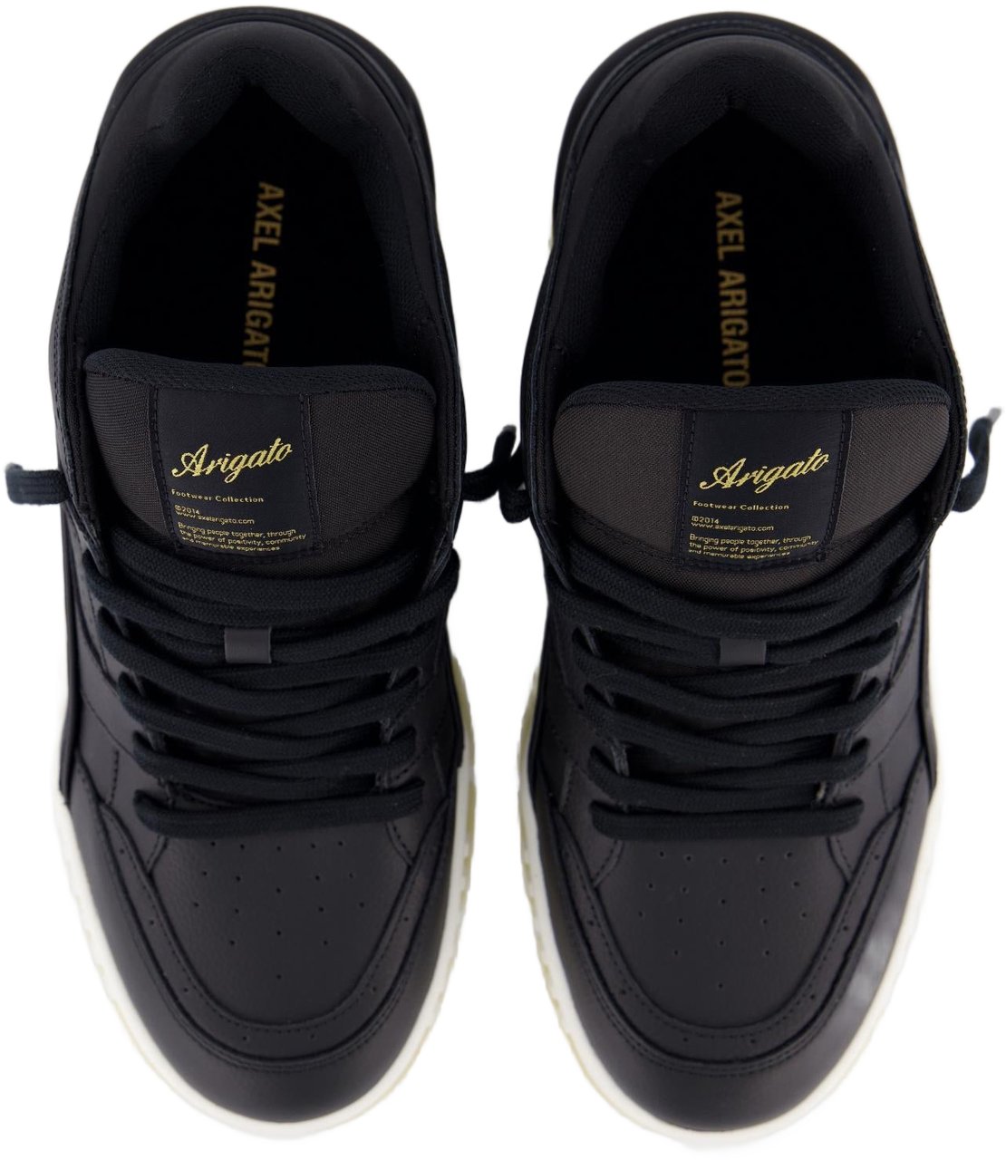 Axel Arigato Heren Area Lo Sneaker Zwart/Wit Zwart