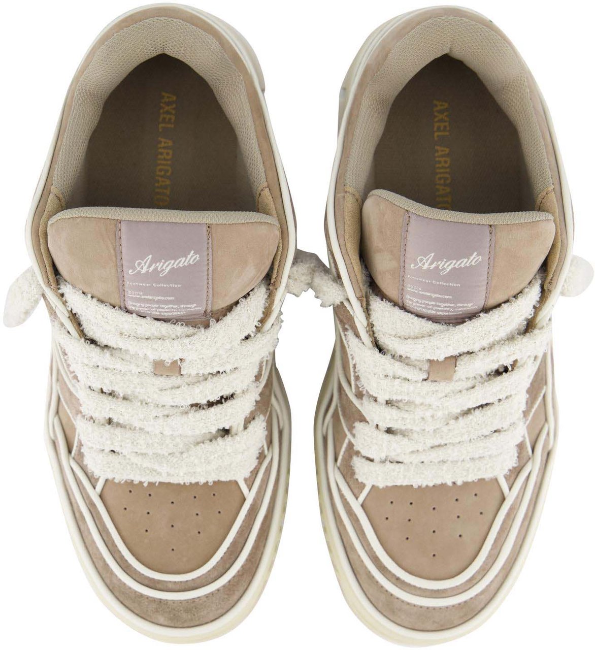 Axel Arigato Heren Area Lo Piping Sneaker Beige Beige