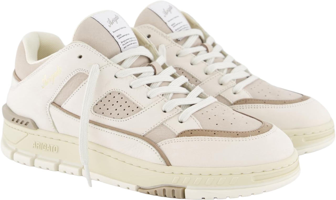 Axel Arigato Heren Area Lo Sneaker Wit/Taupe Wit
