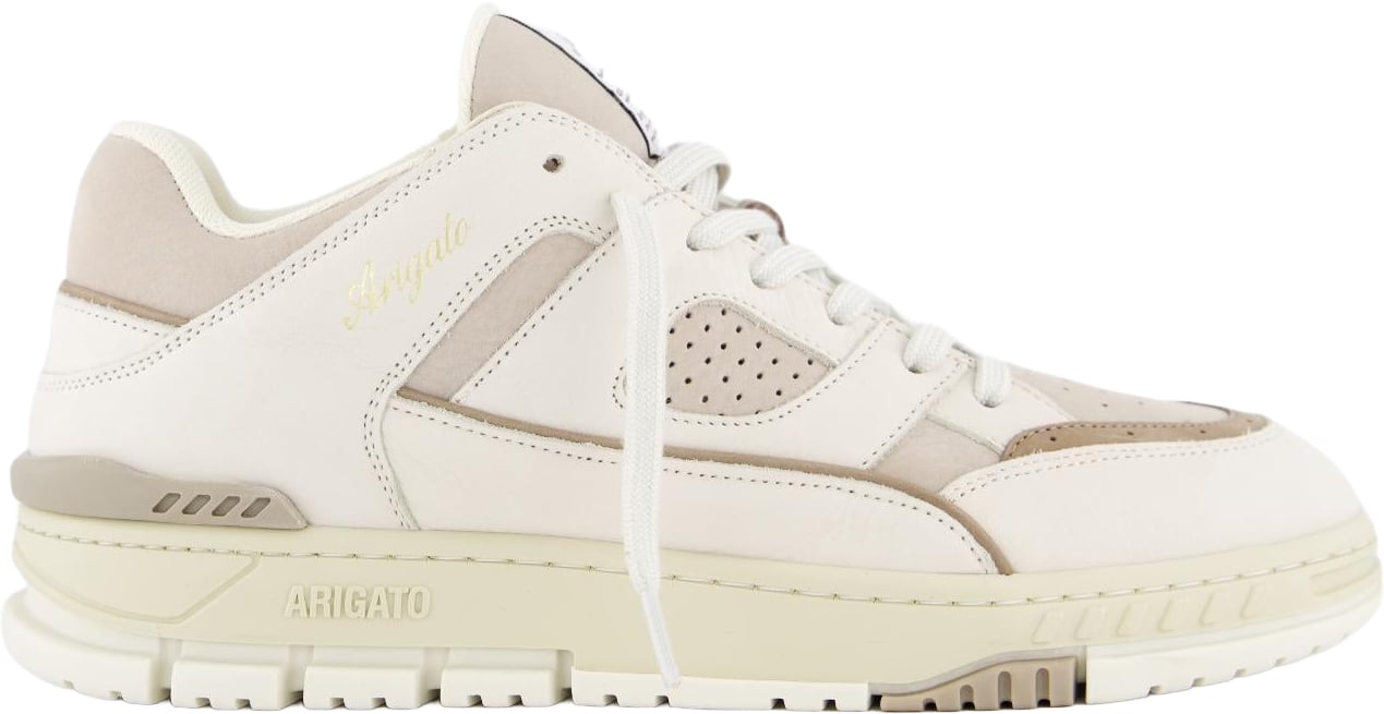 Axel Arigato Heren Area Lo Sneaker Wit/Taupe Wit