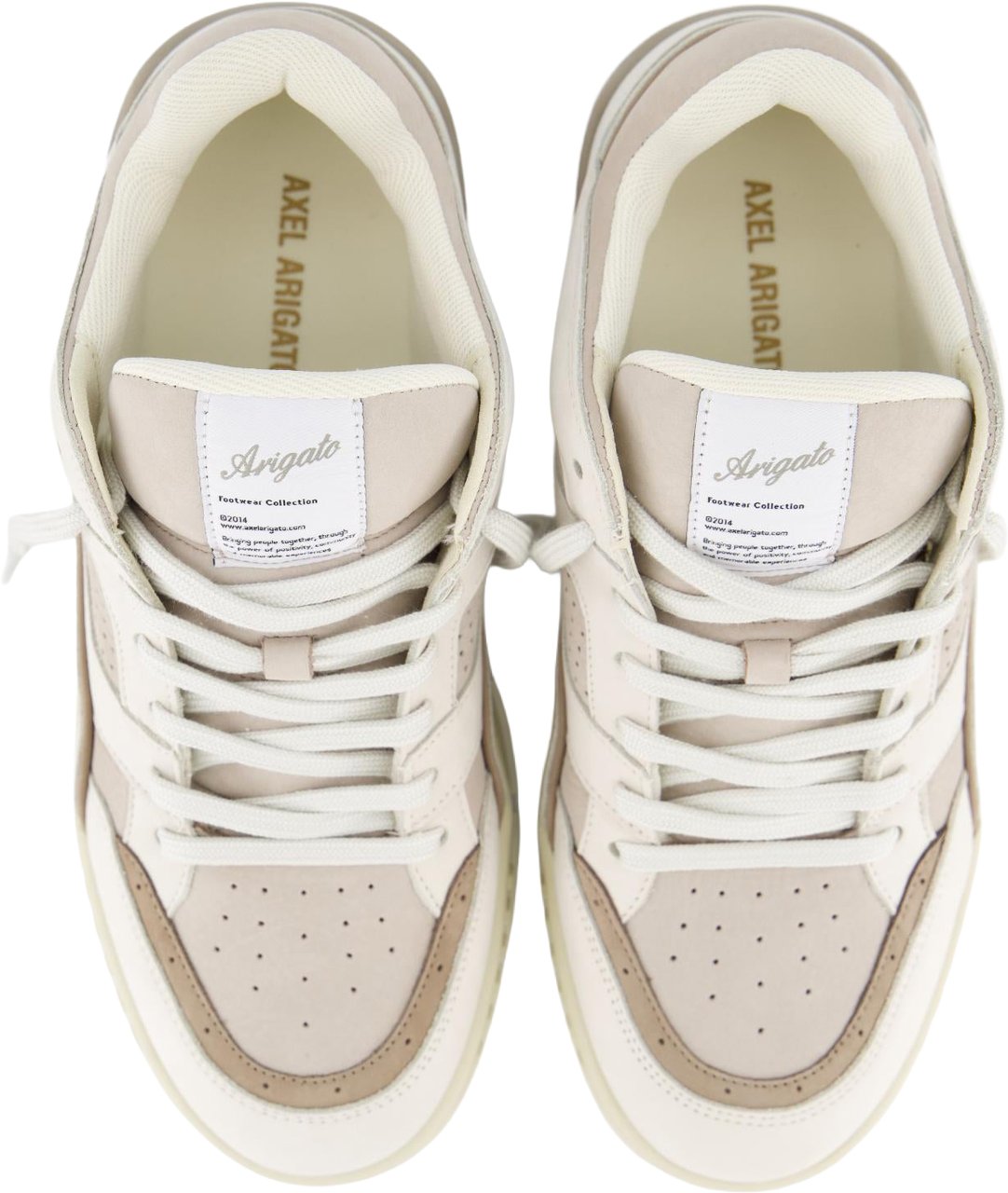 Axel Arigato Heren Area Lo Sneaker Wit/Taupe Wit