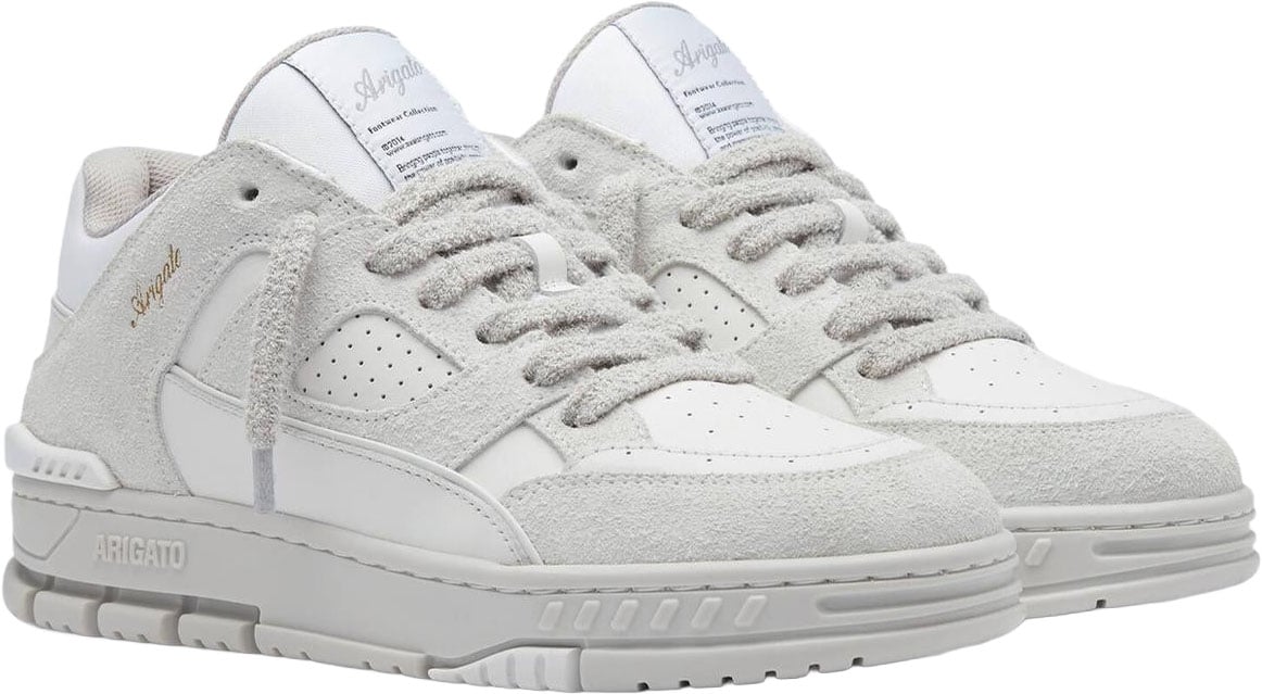 Axel Arigato Dames Area Lo Fluffy Sneaker Wit Wit