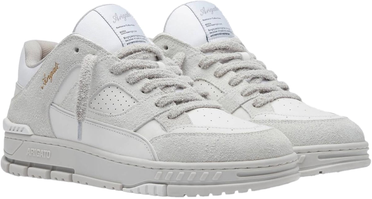 Axel Arigato Heren Area Lo Fluffy Sneaker Wit