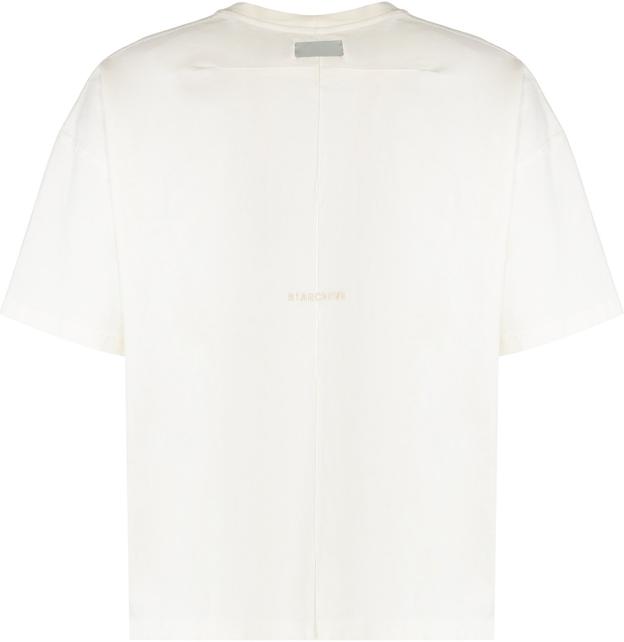 B1 Archive Cotton crew-neck T-shirt Wit