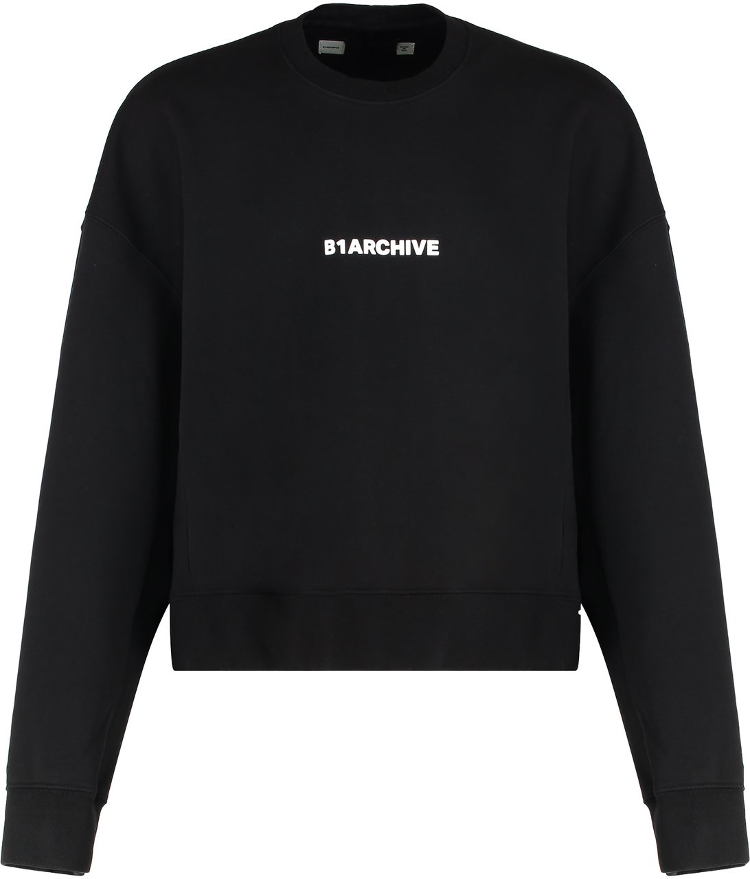 B1 Archive Cotton crew-neck sweatshirt Zwart
