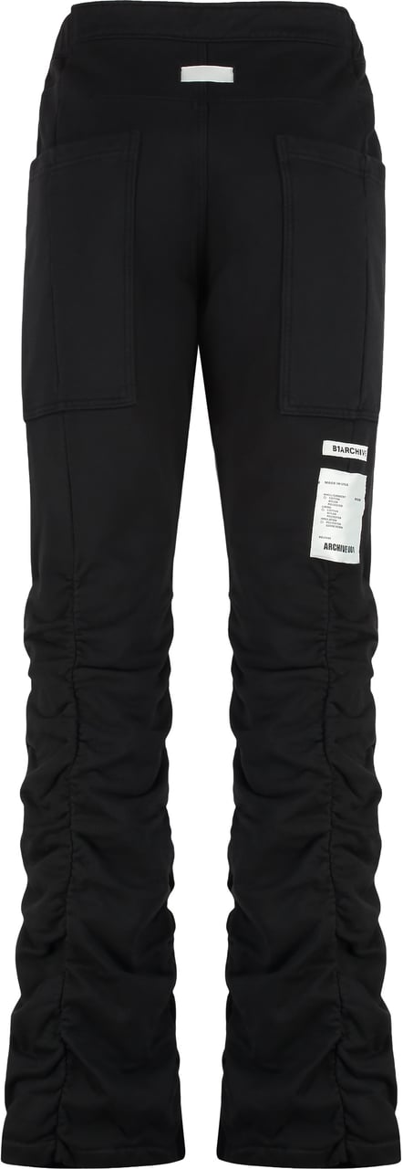 B1 Archive Cotton track-pants Zwart