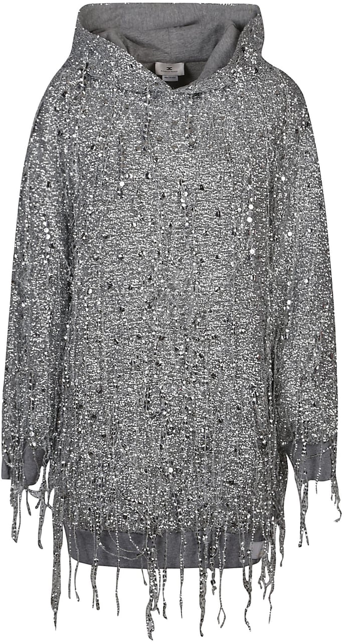 Elisabetta Franchi Dress Grey Grijs