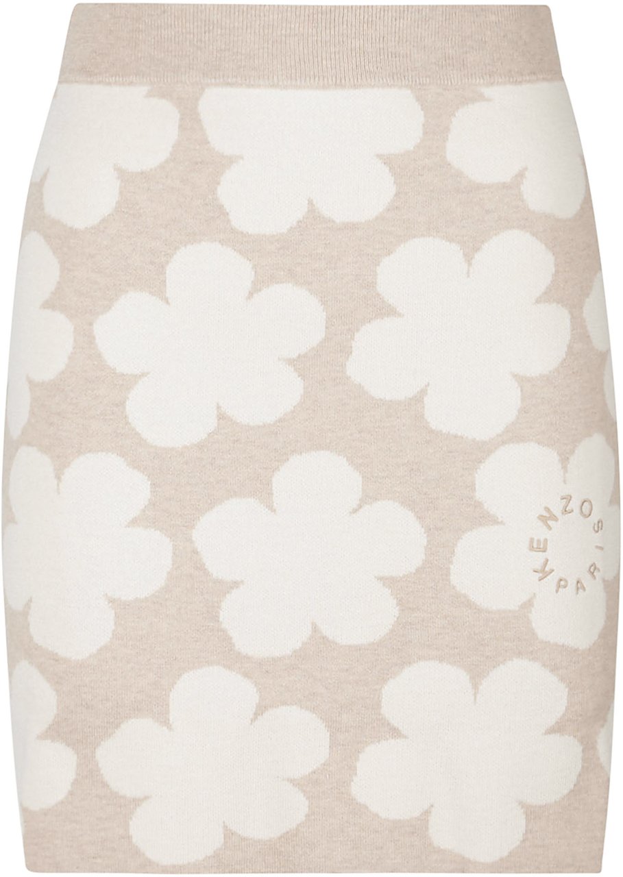 Kenzo Hana Dots Skirt Brown Bruin