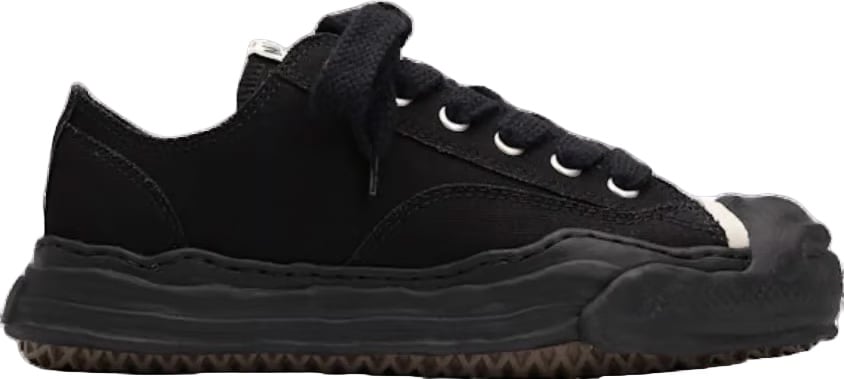 Maison Mihara Yasuhiro Maison Mihara Yasuhiro Hank OG Sole Canvas Low Black Zwart
