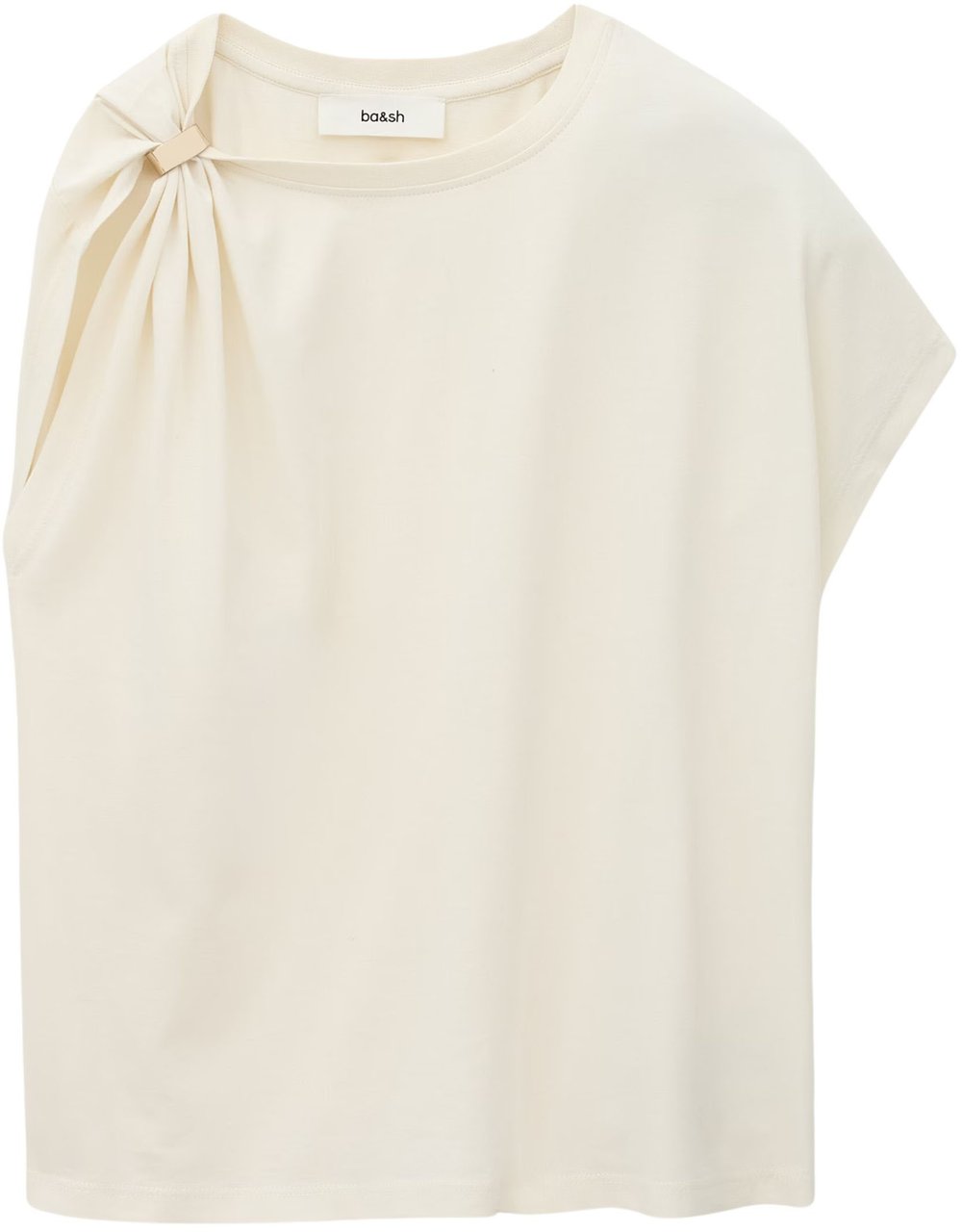 Ba&sh Allia T-shirts Ecru 1e26alli Wit
