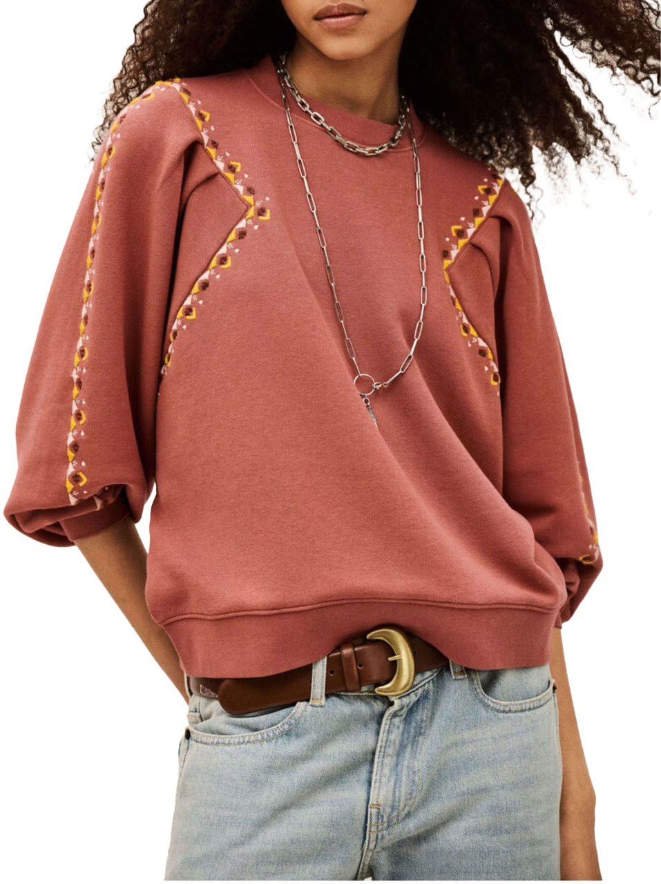 Ba&sh Sweat Mesta Sweaters Roze 1e26mest Roze
