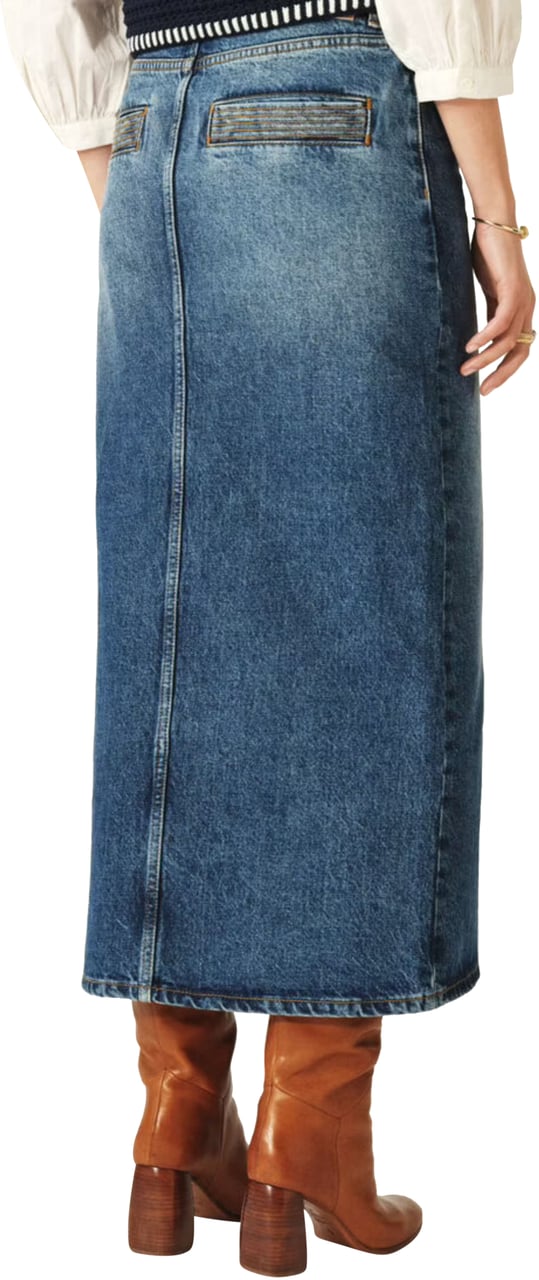 BA&SH Ba&sh Rokken Blauw 1h24math Blauw