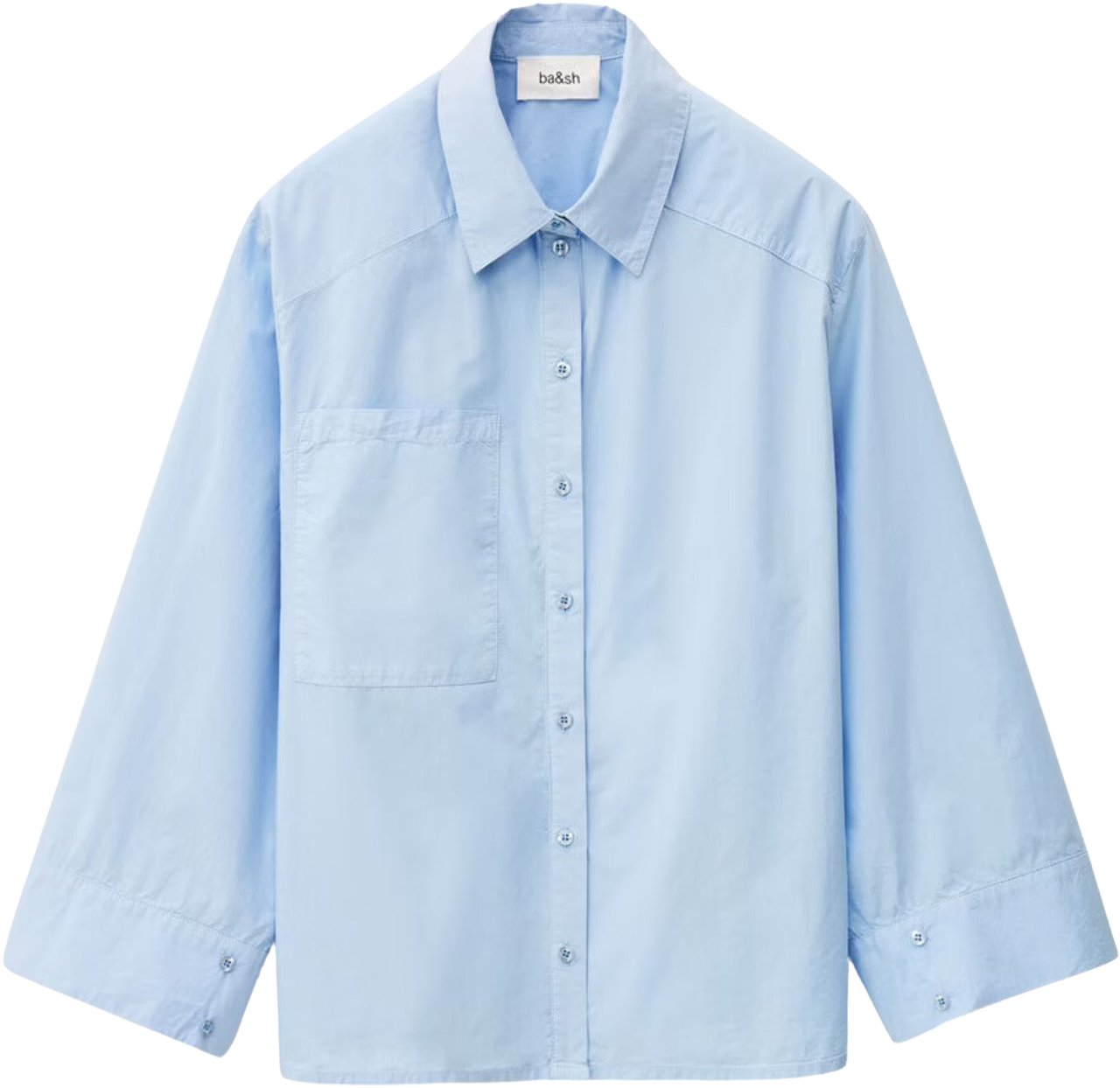 BA&SH Ba&sh Adam Blouses Lichtblauw 1h25adam Blauw