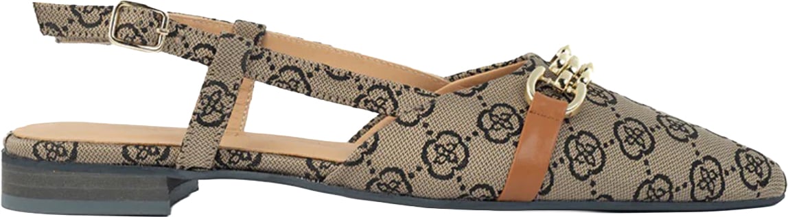 Babouche LIMA beige cognac Beige