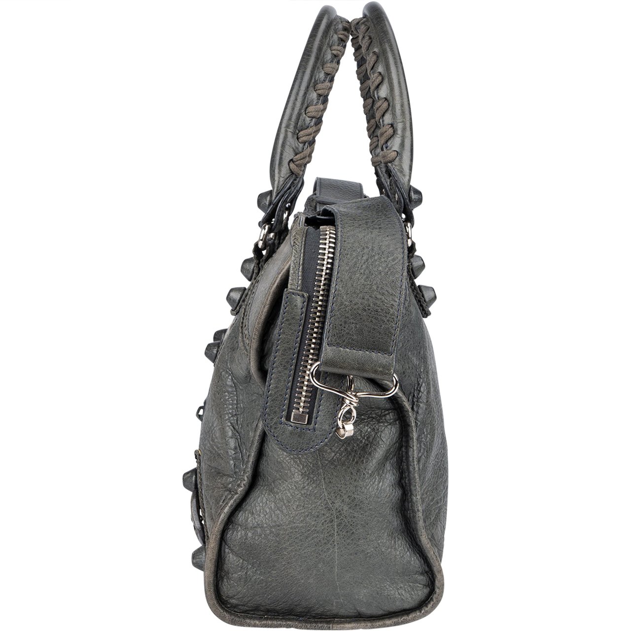 Balenciaga Balenciaga Grey Leather Classic City Handbag Divers