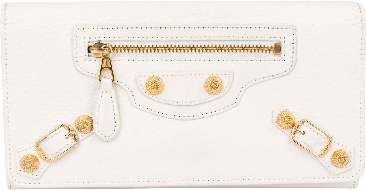 Balenciaga Balenciaga White Leather City Wallet Wit