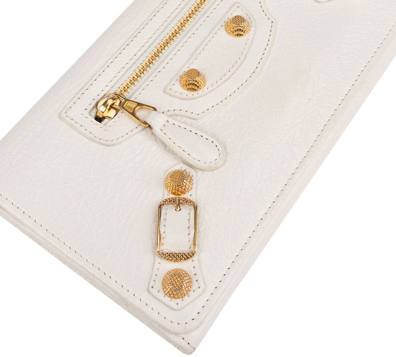 Balenciaga Balenciaga White Leather City Wallet Wit