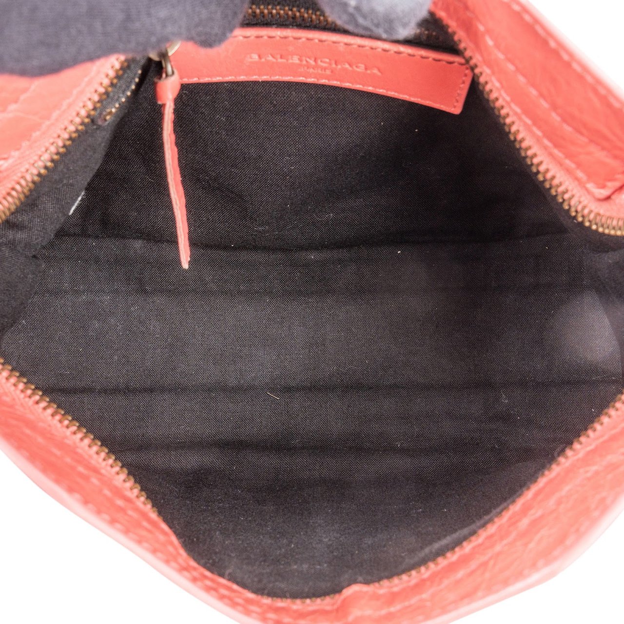 Balenciaga Balenciaga Pink Leather City Handbag Rood