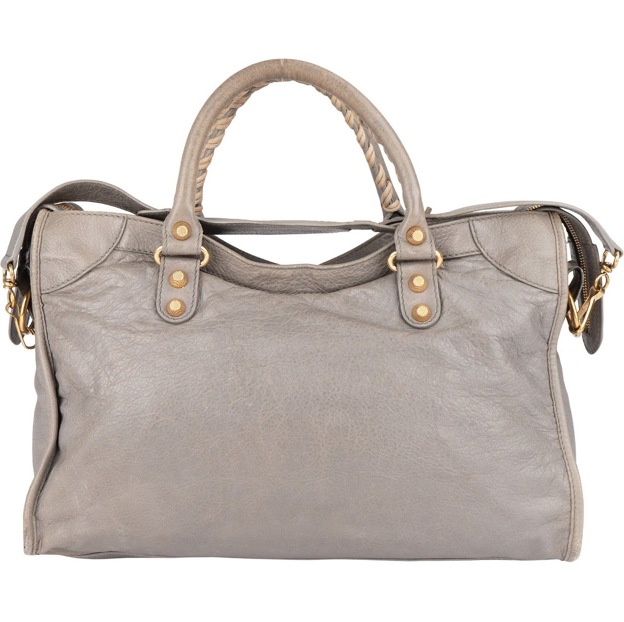 Balenciaga Balenciaga Grey Leather City Handbag Divers