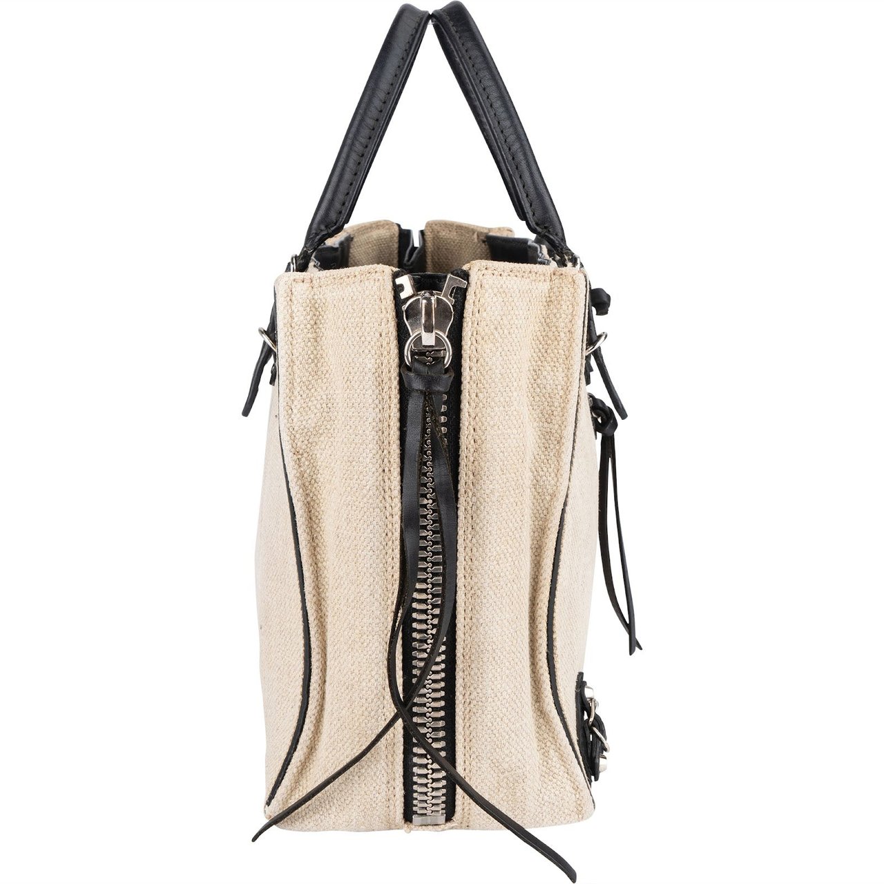 Balenciaga Balenciaga Canvas Mini City Handbag Beige