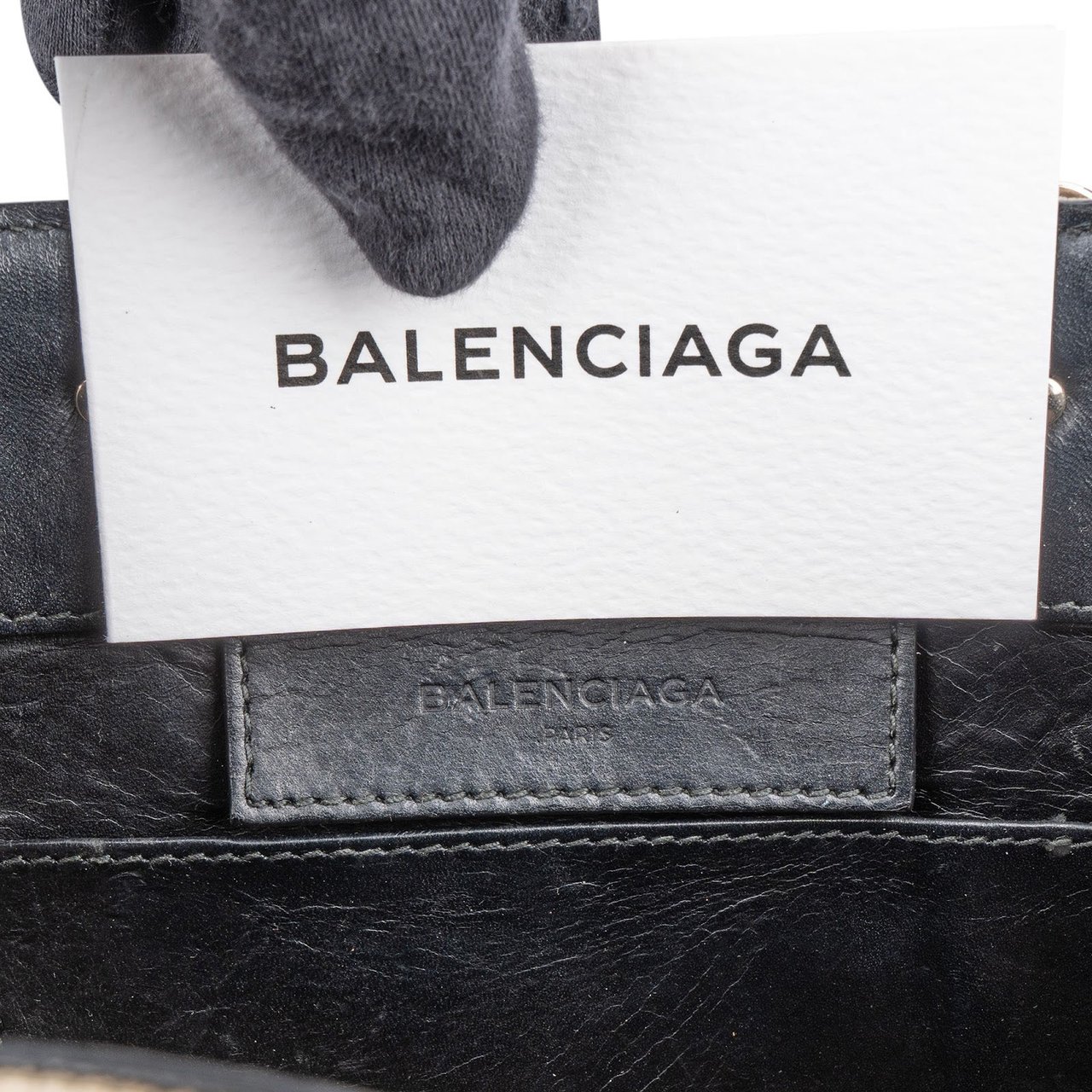 Balenciaga Balenciaga Canvas Mini City Handbag Beige