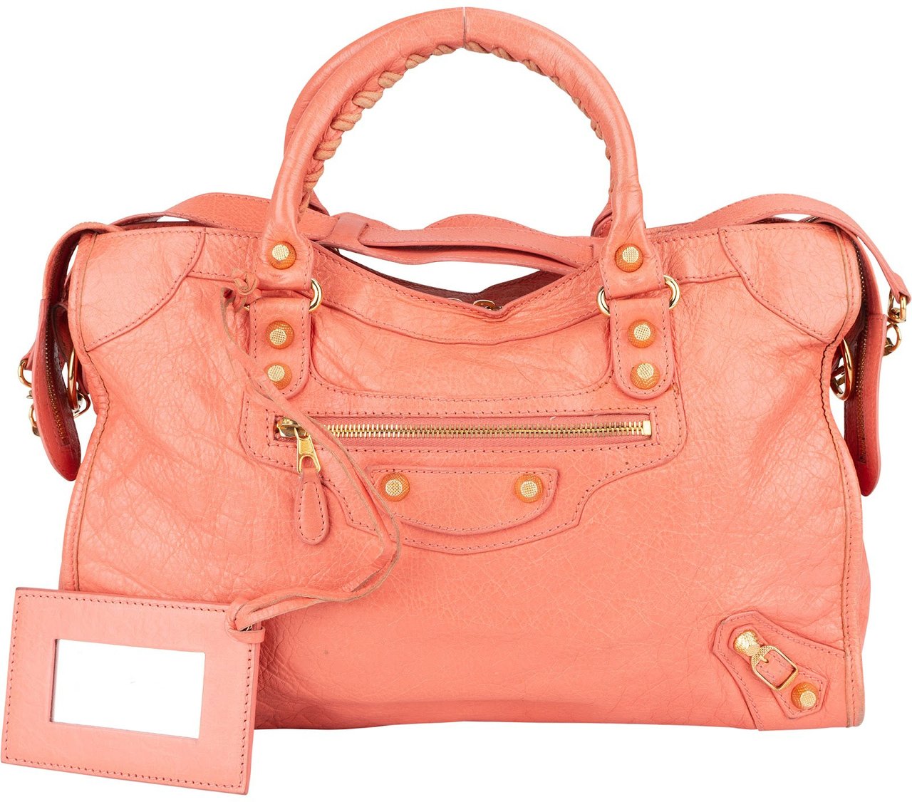 Balenciaga Balenciaga Pink Leather Classic City Handbag Divers