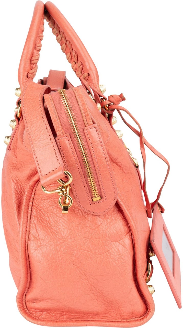 Balenciaga Balenciaga Pink Leather Classic City Handbag Divers