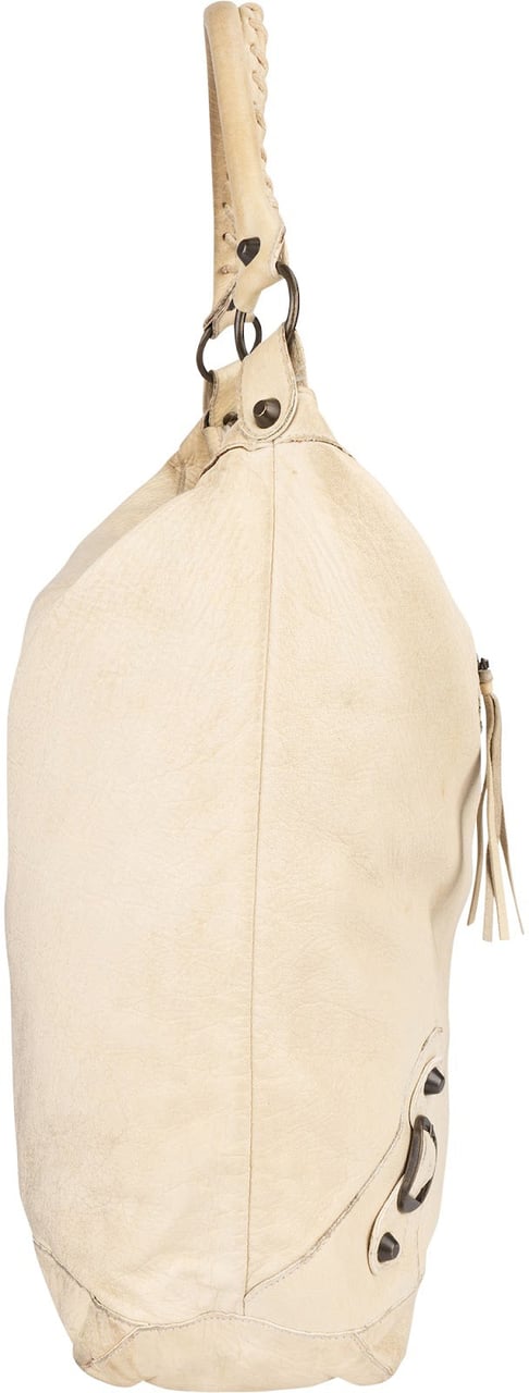 Balenciaga Balenciaga Beige Leather The Day City Hobo Shoulder Bag Divers