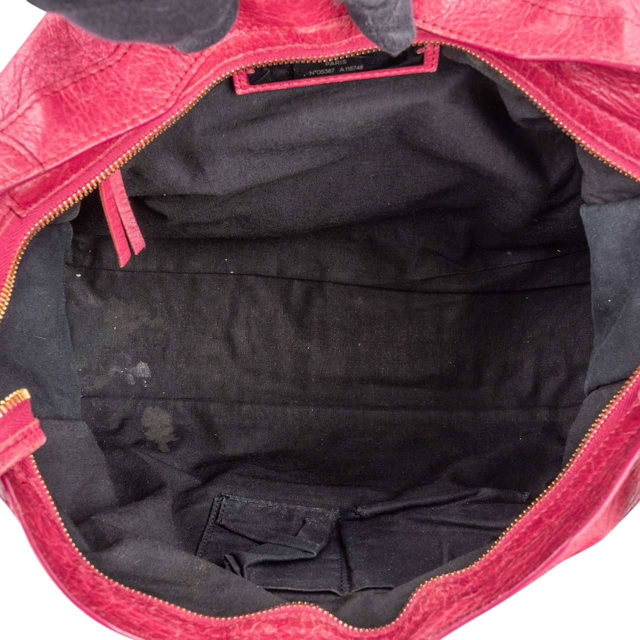 Balenciaga Balenciaga Pink Leather Classic City Handbag Rood