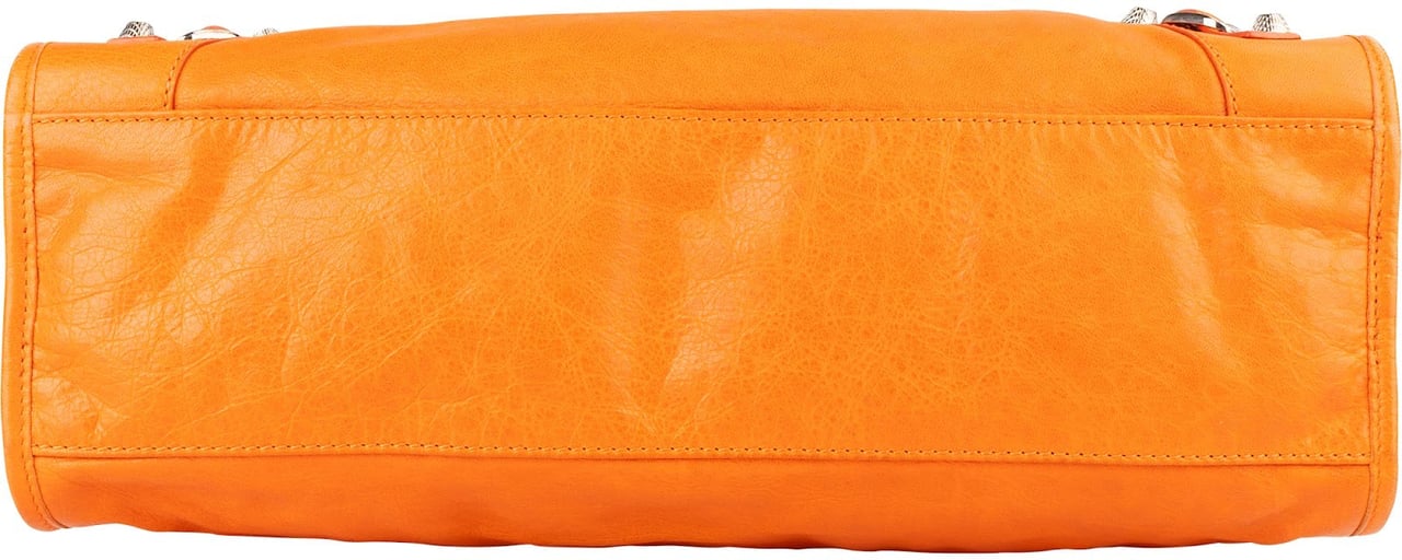 Balenciaga Balenciaga Orange Leather City Handbag Oranje