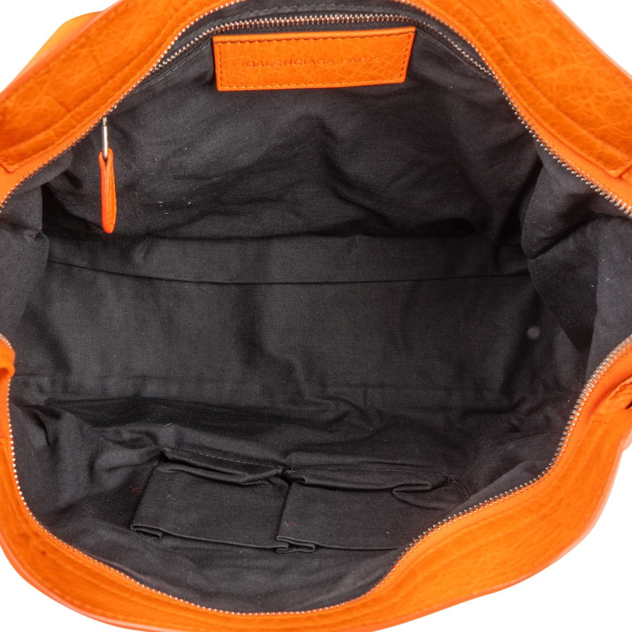 Balenciaga Balenciaga Orange Leather City Handbag Oranje