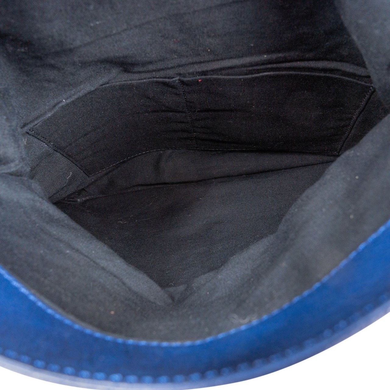 Balenciaga Balenciaga Blue Leather City Clutch Blauw