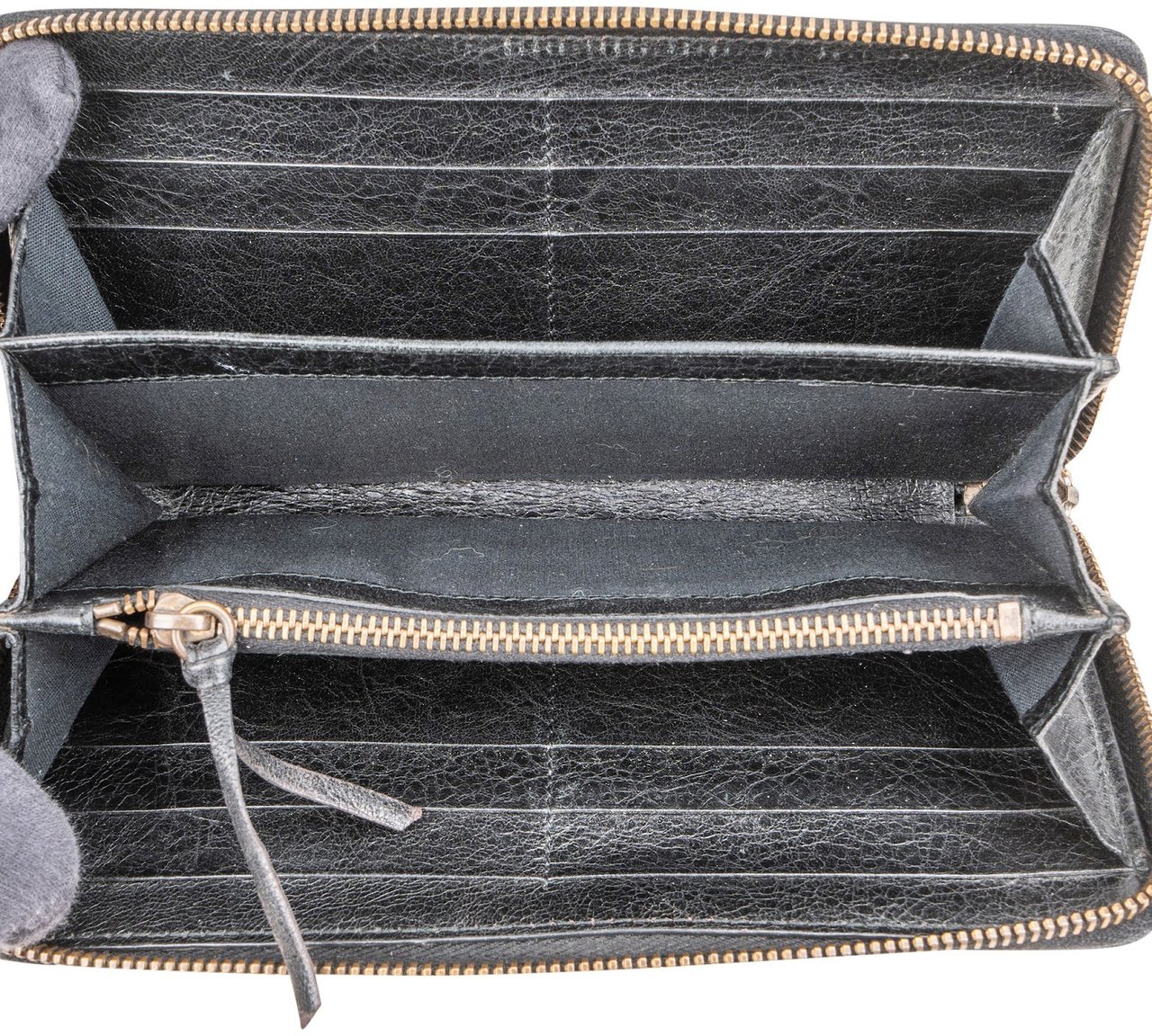 Balenciaga Classic City Continental Zip Around Wallet Zwart