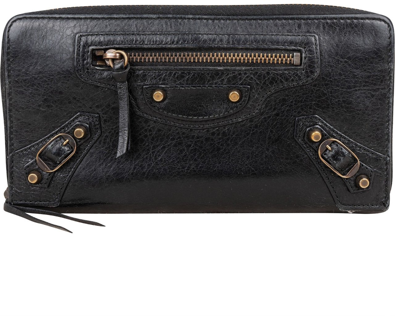 Balenciaga Balenciaga Classic City Continental Zip Around Wallet Zwart