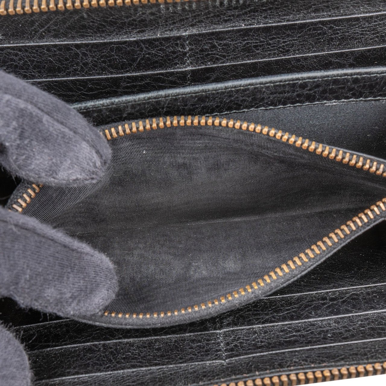 Balenciaga Balenciaga Classic City Continental Zip Around Wallet Zwart