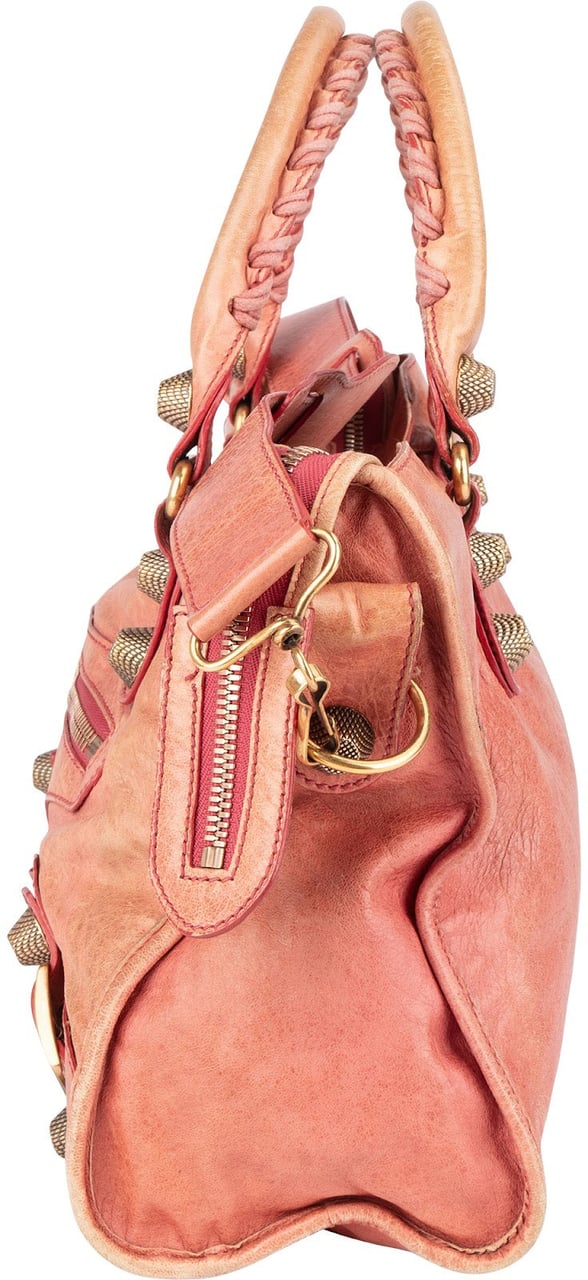 Balenciaga Balenciaga Pink Leather City Handbag Divers
