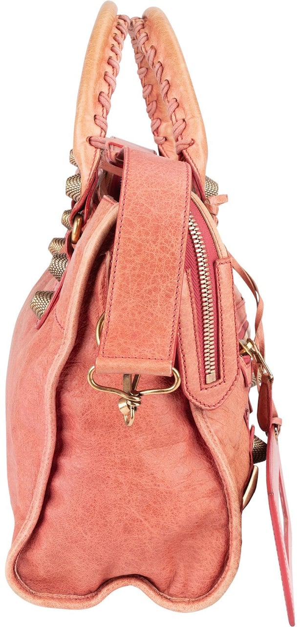 Balenciaga Balenciaga Pink Leather City Handbag Divers