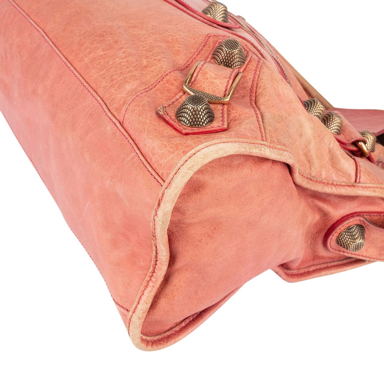 Balenciaga Balenciaga Pink Leather City Handbag Divers