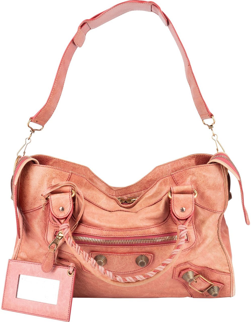 Balenciaga Balenciaga Pink Leather City Handbag Divers