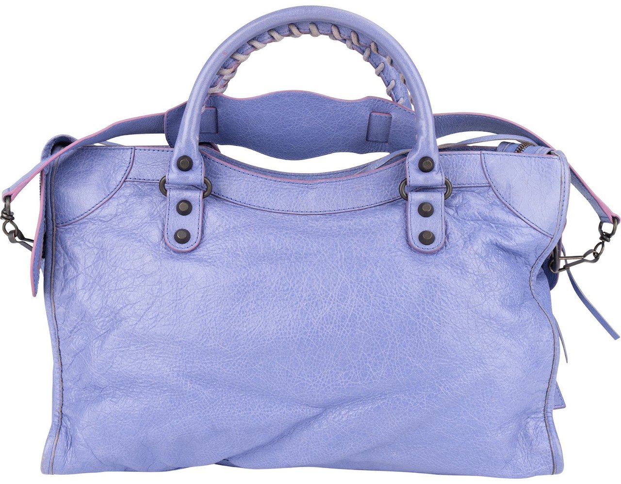 Balenciaga Balenciaga Lilac Leather Classic City Handbag Paars