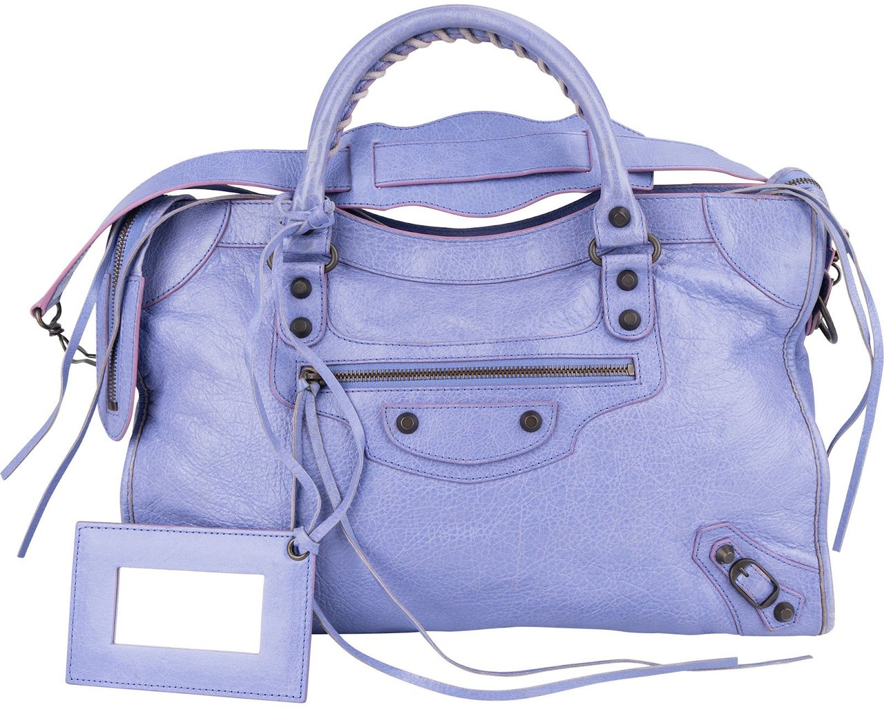 Balenciaga Balenciaga Lilac Leather Classic City Handbag Paars