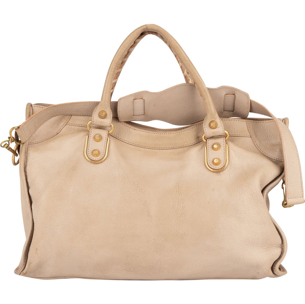 Balenciaga Balenciaga Beige Leather City Handbag Beige