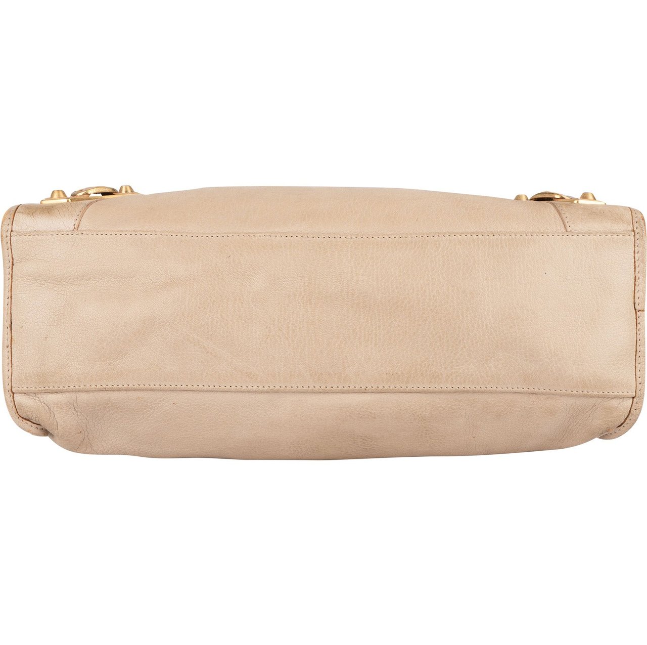Balenciaga Beige Leather City Handbag Beige
