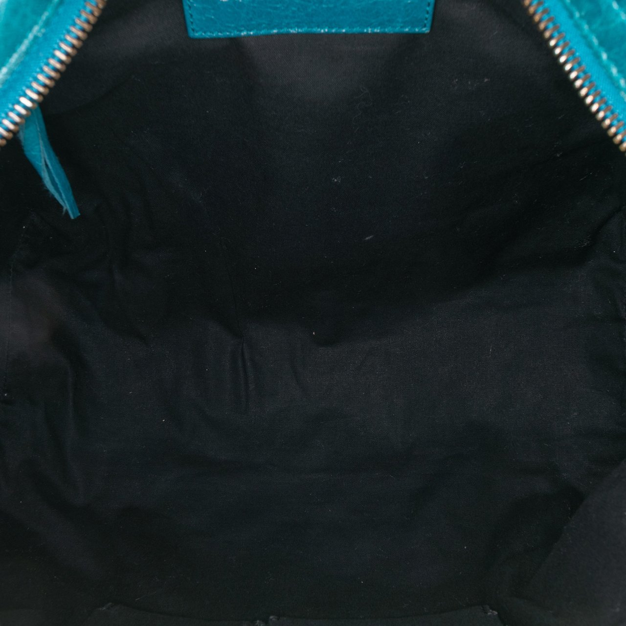 Balenciaga Lambskin Motocross Classic Velo Satchel Blauw